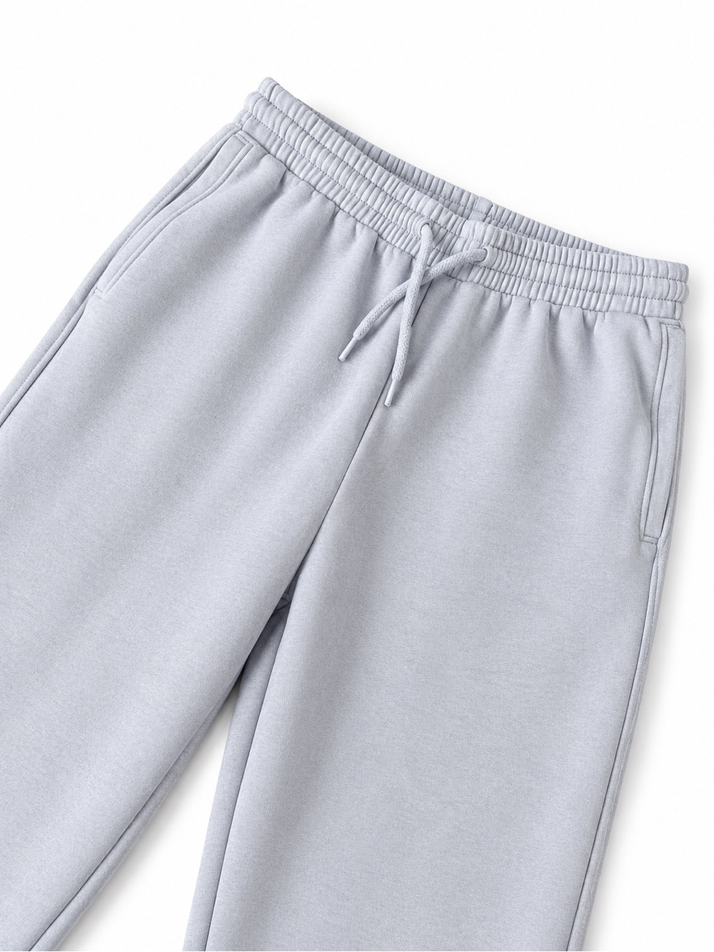 H&M Light Gray Women's Track Pants with Drawstring Waist